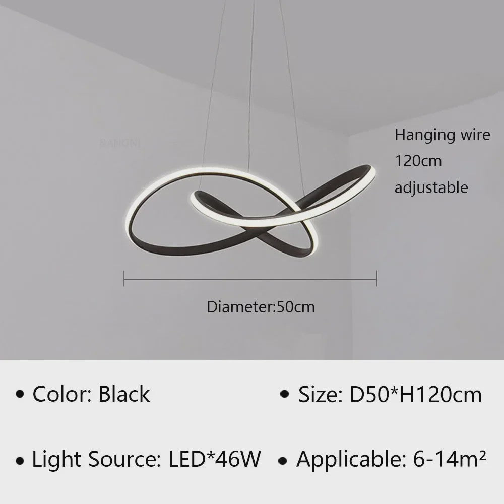 Moderne LED Hanglamp - Stijlvolle Verlichting voor Woonkamer, Eetkamer & Slaapkamer