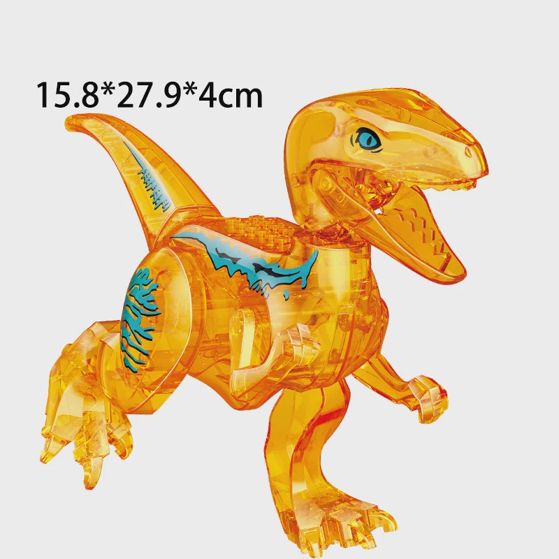 Grote Bouwblok Dinosaurus Speelgoed - Indominus Rex & Tyrannosaurus Rex Modellen