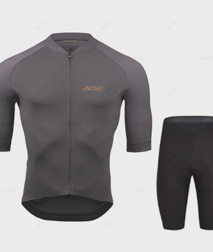 Pro Fiets Kleding Set Heren - Ademend Wielrenpak met Bib Shorts