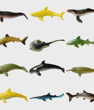Plastic Dieren Speelgoed Collectie: Zee, Land & Insecten Miniatuur Set voor Kinderen