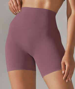 Dames Sportshorts Hoge Taille Squat Proof - Sneldrogend voor Yoga, Fitness & Fietsen