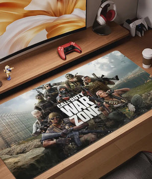 Anime Natural Rubber Gamer Office Decoration Home Mouse Pad Calls Of Duty Warzone Gaming Large Size Mouse Mat 90x40CM Mouse Pad