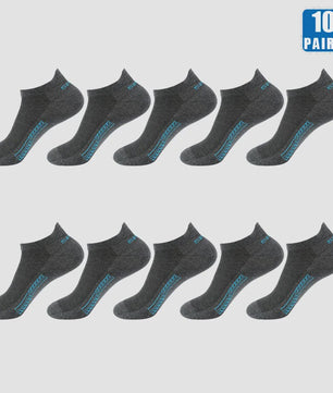 5/10 Paar Katoenen Sneakersokken Heren & Dames - Ademend Mesh & Comfortabel