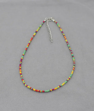 Kleurrijke Kralen Choker Ketting - Handgemaakt Bohemia Stijl