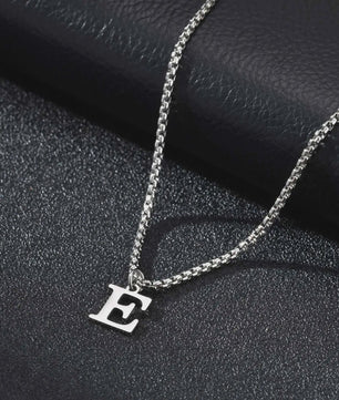 Vnox RVS Letter Ketting Heren - Kies Uw Initiaal - Waterdicht & Minimalistisch