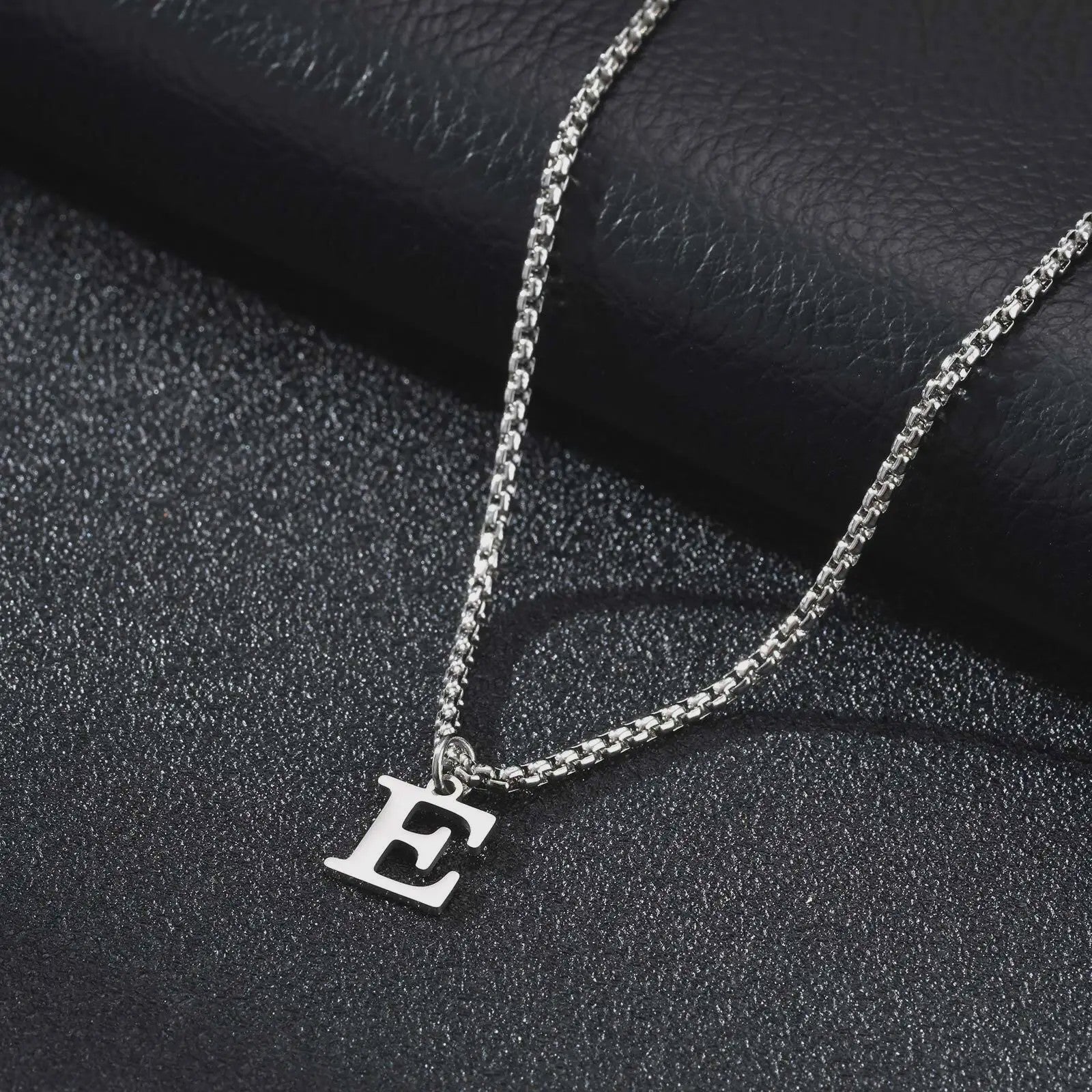 Vnox RVS Letter Ketting Heren - Kies Uw Initiaal - Waterdicht & Minimalistisch