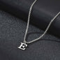 Vnox RVS Letter Ketting Heren - Kies Uw Initiaal - Waterdicht & Minimalistisch
