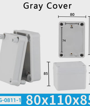Waterdichte Kunststof Projectbehuizing IP66 - Robuuste Elektronica Behuizing voor Buiten