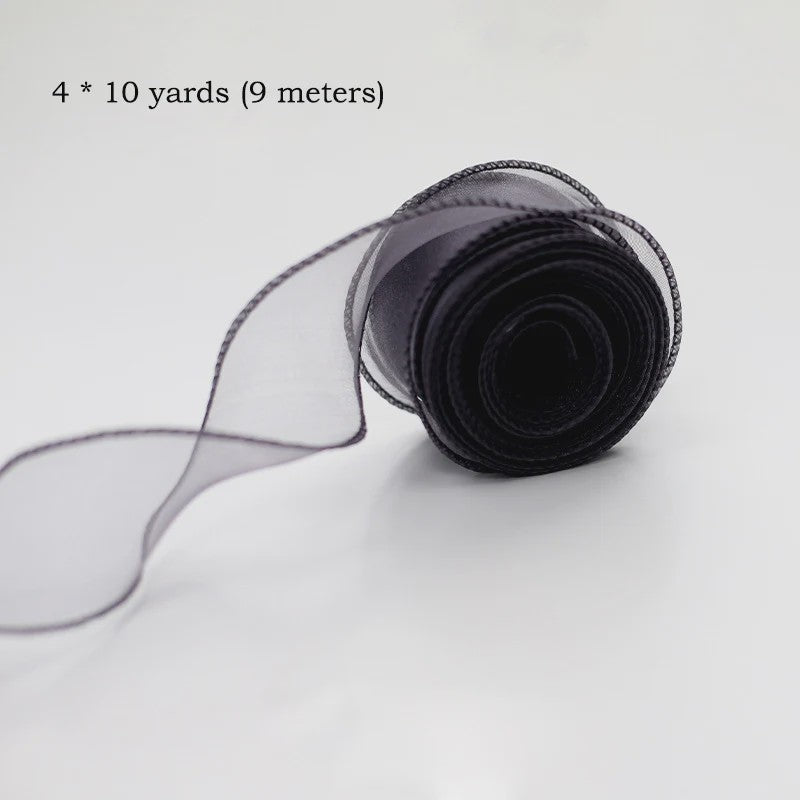 Luxe Chiffon & Organza Lint - Perfect voor Knutselen, Cadeauverpakking & Bruiloftsdecoratie