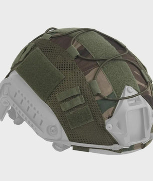 Tactische Helm Cover met Elastisch Koord voor Fast Helm - Airsoft & Paintball Camouflage