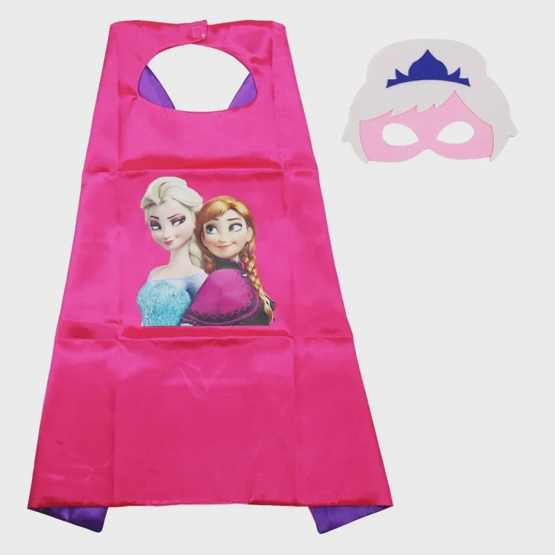 Superheld Cape en Masker Set - Kinderen Cosplay Verkleedkostuum