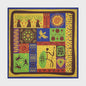 Unisex Katoenen Bandana met Dierenprint & Paisley Motief - Veelzijdig te Dragen