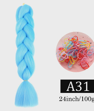 24 Inch Jumbo Braids Haarverlenging - Synthetisch Vlechtkapsel met Ombre Kleuren