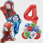 Superheld Folieballonnen Set: Spiderman, Batman, Iron Man & Captain America - Feestdecoratie