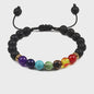 Verstelbare Lava Kralen & Tijgeroog Armband - Yoga & Helende Sieraden voor Hem en Haar