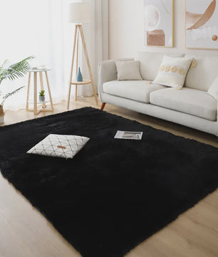 Luxe Witte Pluizige Vloerkleed - Zacht & Antislip voor Woonkamer & Slaapkamer
