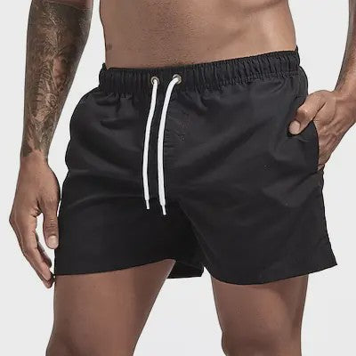 Heren Sneldrogende Zwemshorts met Trekkoord en Zakken - Perfect voor Strand en Zomeractiviteiten