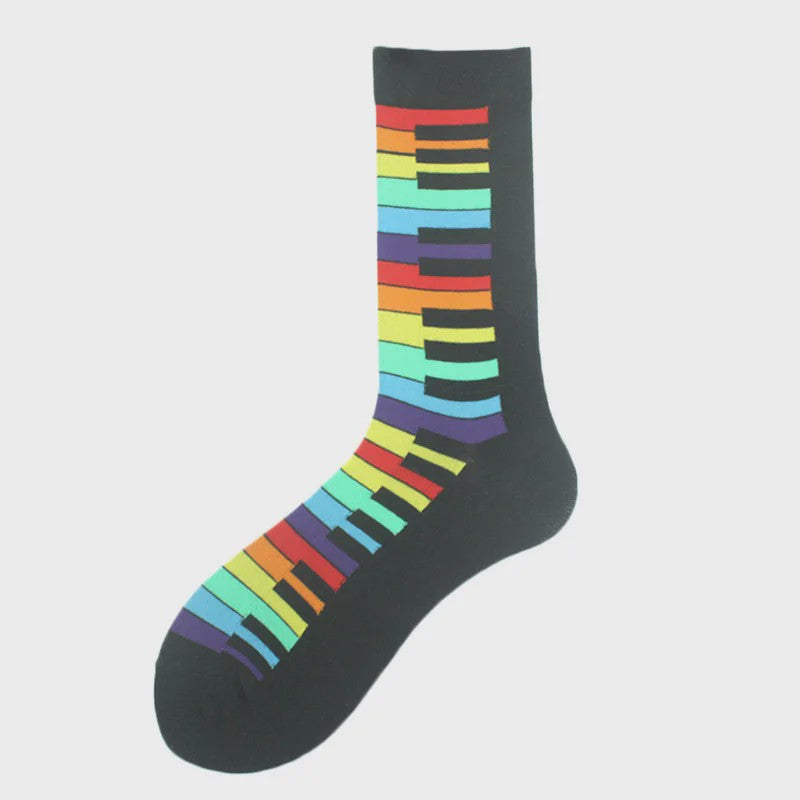 Unisex Happy Socks met Vrolijke Ontwerpen: Dinosaurus, Alien, Haai & Meer