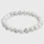 Elastische Charm Armband met Natuursteen Kralen: Lavasteen & Tijgeroog (6/8/10mm) - Voor Dames en Heren