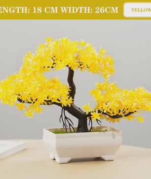 Kunst Bonsai Boom Potted Plant - Decoratieve Kunstplant voor Huis & Kantoor