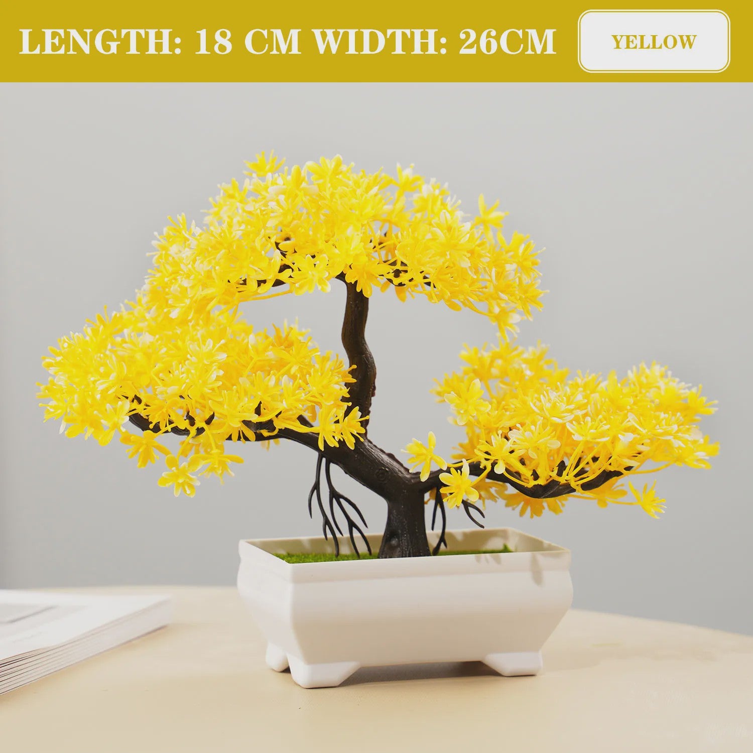 Kunst Bonsai Boom Potted Plant - Decoratieve Kunstplant voor Huis & Kantoor