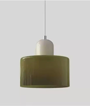Moderne Glazen Hanglamp E27 - Sfeervolle Verlichting voor Slaapkamer, Nachtkastje of Bar