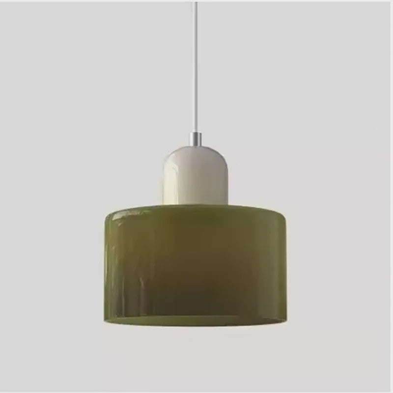 Moderne Glazen Hanglamp E27 - Sfeervolle Verlichting voor Slaapkamer, Nachtkastje of Bar
