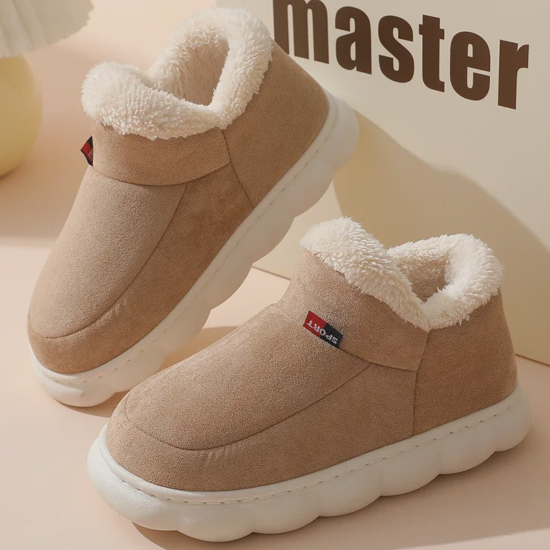 Herenslippers Winter Laarzen - Zachte Pluche & Katoen, Warm & Comfortabel voor Binnen