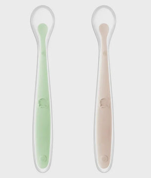 Zachte Siliconen Baby Lepel - Ideaal voor Voedingstraining en Eerste Hapjes