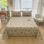 Rood Bloemenprint Top Sheet - Diverse Maten - 150x200 cm
