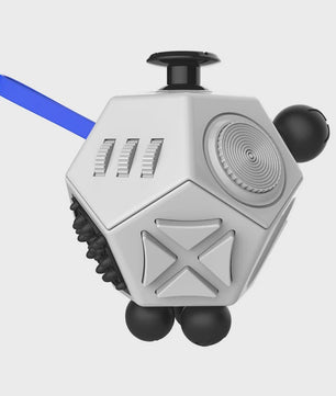 Fidget Cube & Dodecahedron: 6/12 Zijden Stressverlichter & Sensorisch Speelgoed