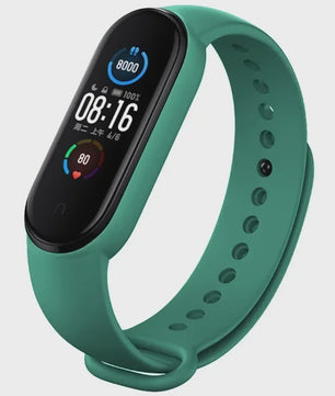 Siliconen Polsband voor Xiaomi Mi Band 7, 6, 5, 4, 3 - Vervangend Bandje Smartwatch Accessoire