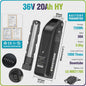 Varstrom E-bike Batterij 36V/48V/52V - Krachtige Lithium Accu met 40A BMS & Lange Levensduur