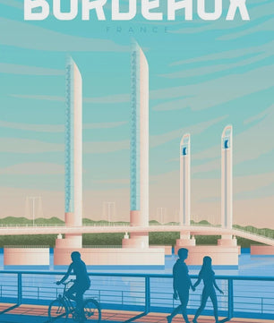 Nordic Canvas Poster: Kleurrijke Reisposters van Europese Steden - Parijs, Nice, Monaco