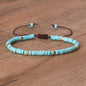 Natuurlijke Blauwe Emperor Steen Kralen Armband - Verstelbaar & Uniek