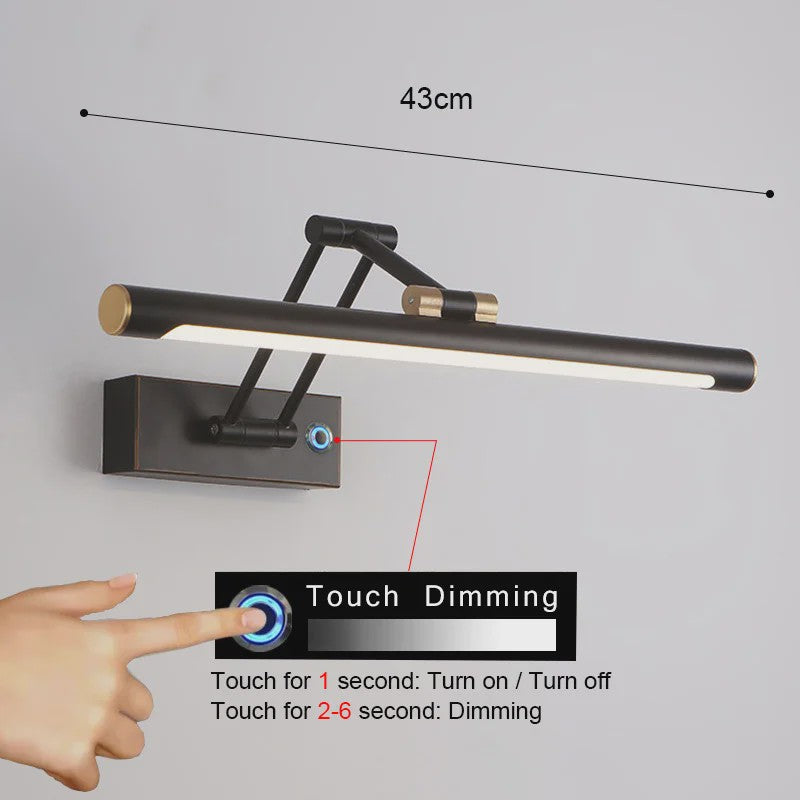 Moderne LED Spiegel Lamp - Wandlamp Badkamer/Slaapkamer - 43cm/58cm