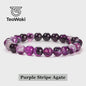 Natuurstenen Armbanden (4-10mm) - Amethist, Tijgeroog & meer - Unisex Reiki Healing