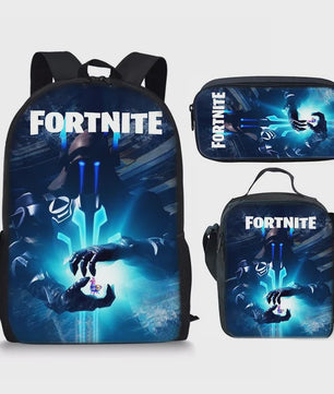 Fortnite Schooltas Set: Rugzak, Pennenhouder & Lunchtas voor Kinderen