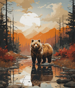 Canvas Posters: Majestueuze Wilde Dieren & Berglandschappen voor aan de Muur