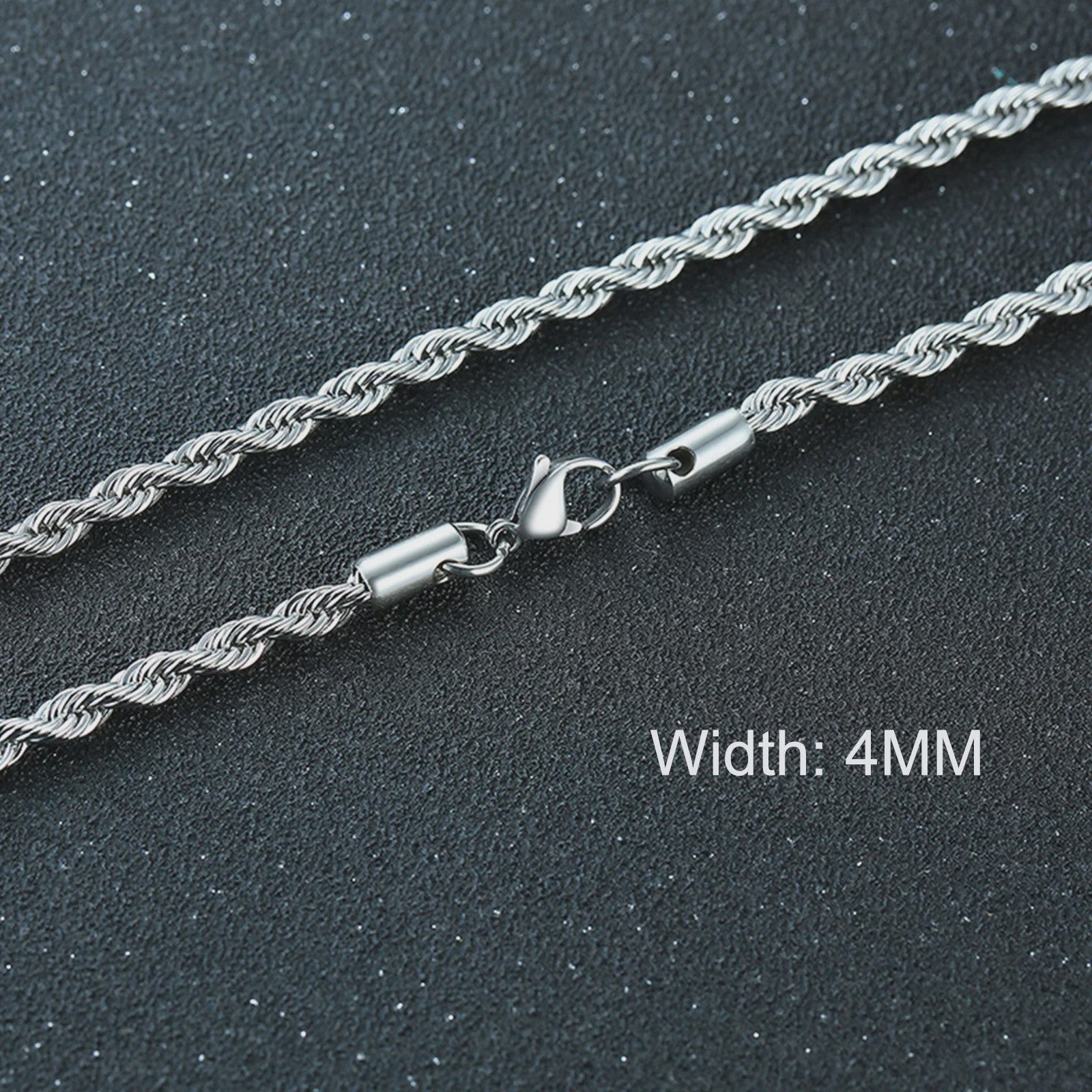 Klassieke Cuban Chain Ketting Heren Dames - Roestvrij Staal (3-11mm)
