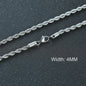 Klassieke Cuban Chain Ketting Heren Dames - Roestvrij Staal (3-11mm)
