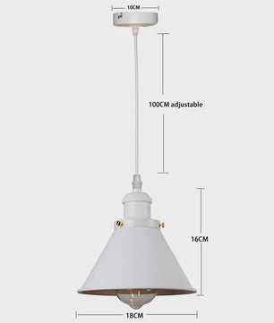 Retro Hanglamp Loft Stijl - Industriële Plafondlamp met E27 Fitting
