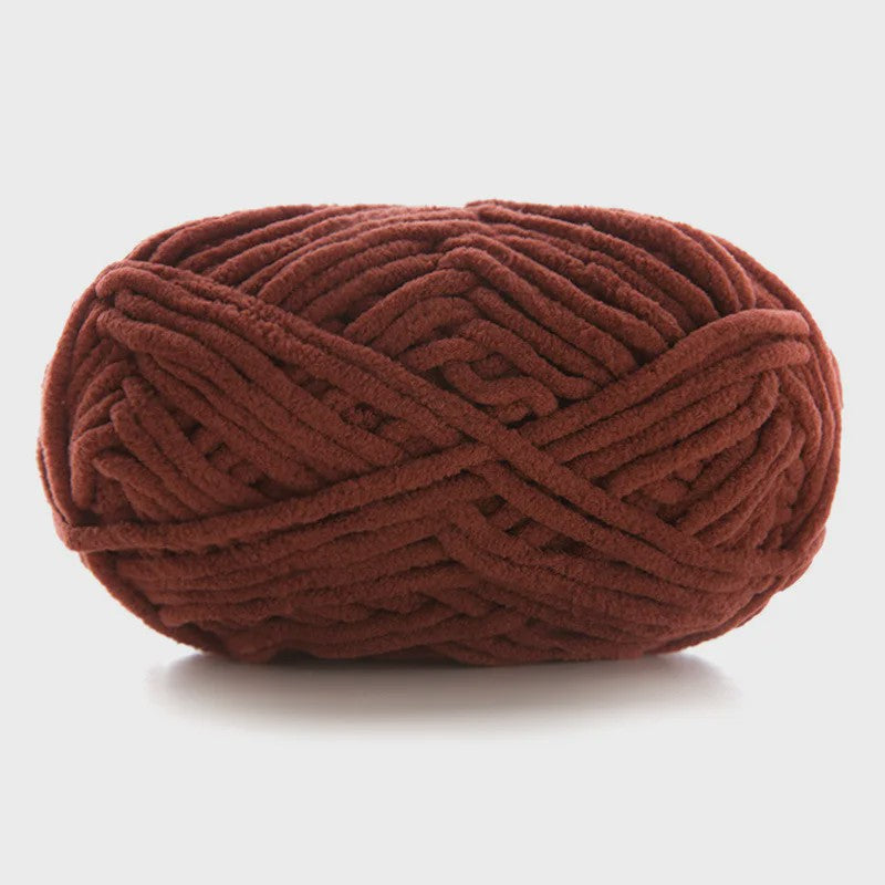Zacht Chenille Garen 50g - Dik Velvet Garen voor Handwerken & DIY Baby Projecten