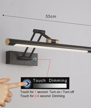 Moderne LED Spiegel Lamp - Wandlamp Badkamer/Slaapkamer - 43cm/58cm
