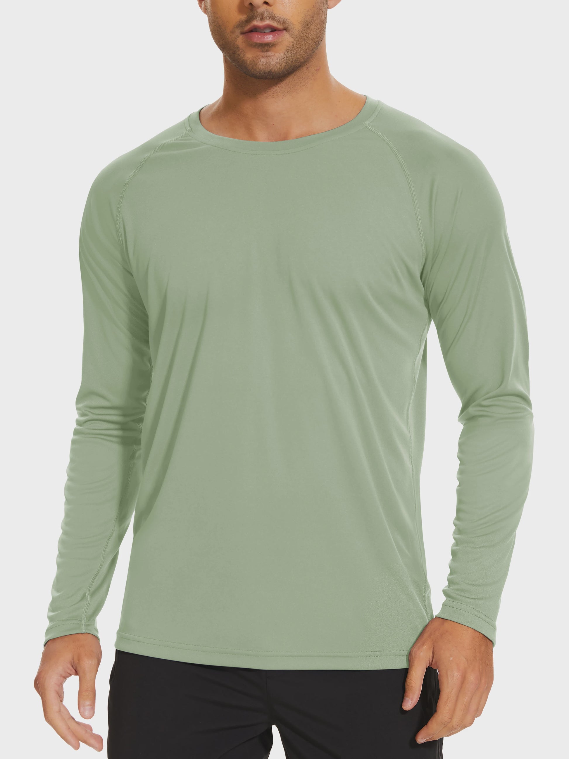 TACVASEN Heren UV-Bescherming T-shirt Lange Mouw - UPF 50+ Sneldrogend & Ademend