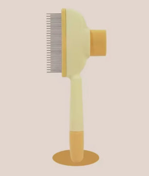 Zelfreinigende Hondentondeuse met één knop - Efficiënte Huisdier Haarverwijderaar & Borstel