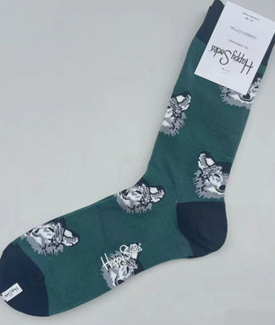 Happy Socks Heren Mid-tube Sokken - Pure Katoen, Klassiek Comfort - Maat 41-46