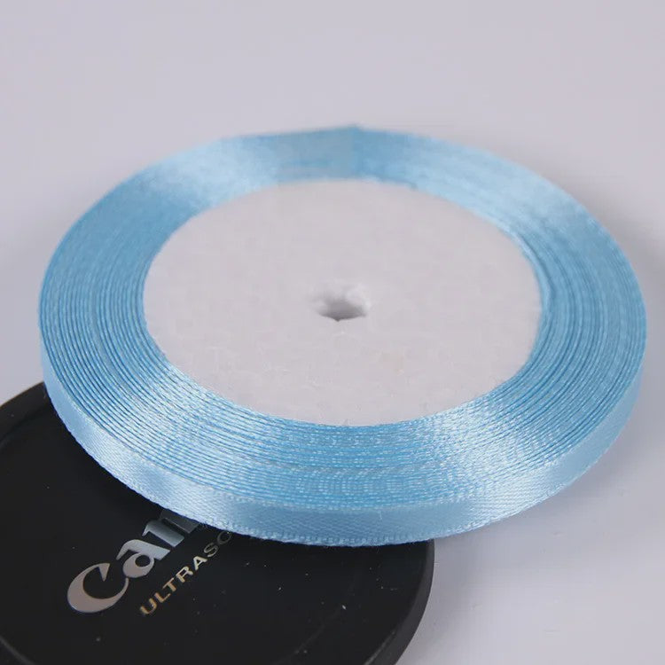 22 Meters/Roll 6mm Silk Satin Ribbons Christmas Halloween Birthday Party Gift Wrapping Ribbons DIY Handmade Crafts Material