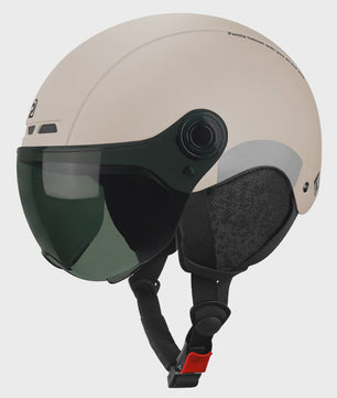 PEMILA Fietshelm Volwassenen met Vizier, Oorbescherming & Reflectie - Veilig & Comfortabel