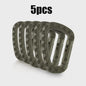 Tactische D-vormige Plastic Karabijnhaak - Set van 5, 10, 15 of 20 stuks - Outdoor & Camping Gear